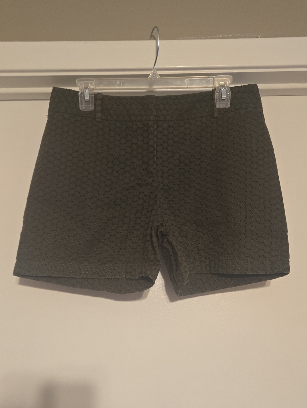 Talbots Olive  Eyelet Shorts